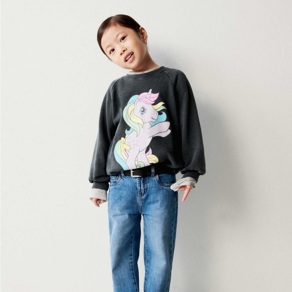 ZARA MY LITTLE PONY PRINT SWEATSHIRT